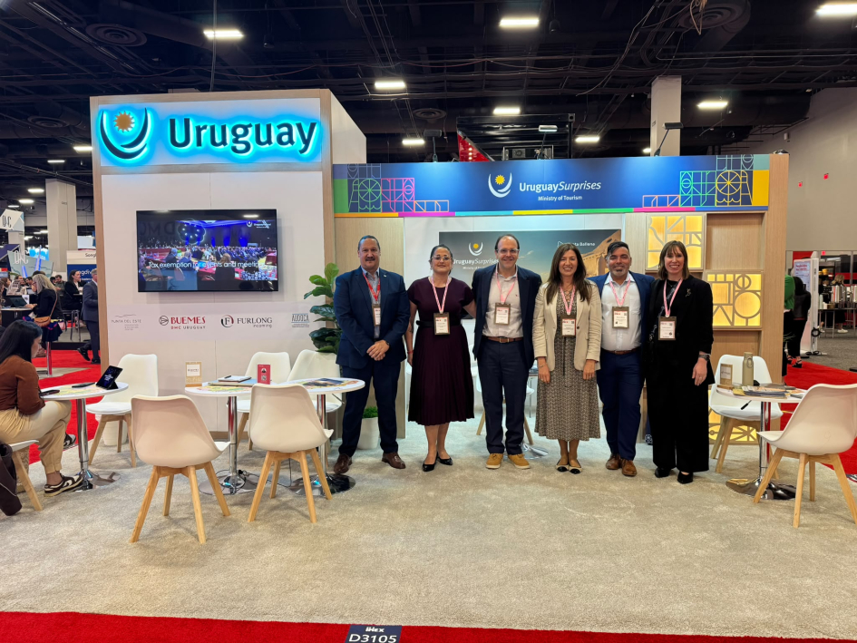 Uruguay promocionó su oferta de turismo de reuniones en IMEX América 2026